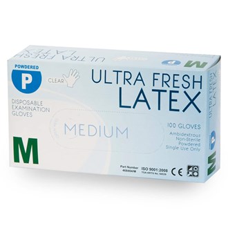 Latex Glove LP Large Clear Ctn 10